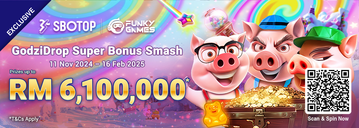 Funky Games GodziDrop Super Bonus Smash