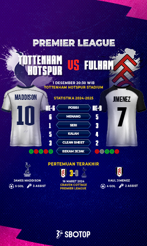 Tottenham vs Fulham – ID