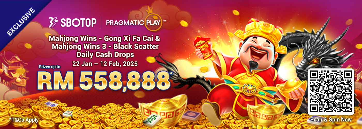 Pragmatic Play Mahjong Wins - Gong Xi Fa Cai & Mahjong Wins 3 - Black Scatter Daily Cash Drops