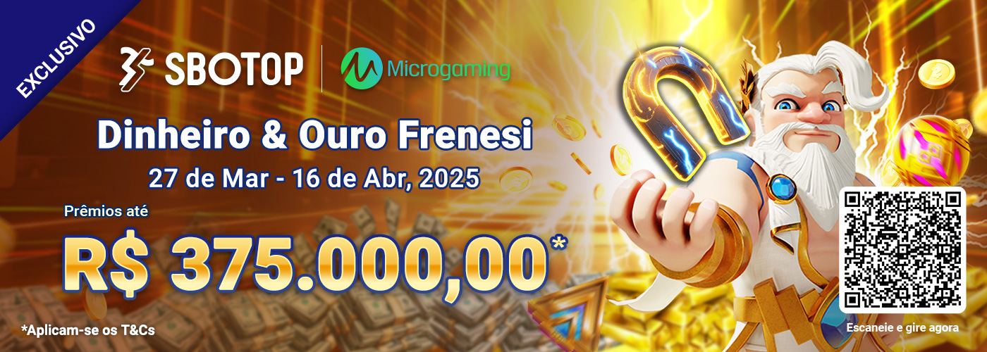 Torneio Dinheiro & Ouro Frenesi Microgaming