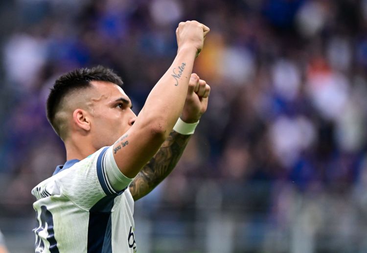 Lautaro Martinez scored in the first leg of Bayern Munich's Champions League quarter-finals tie